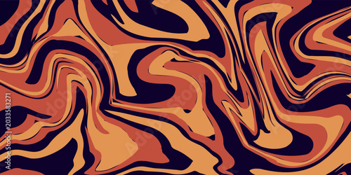 Tableau sur toile An abstract liquid marble texture