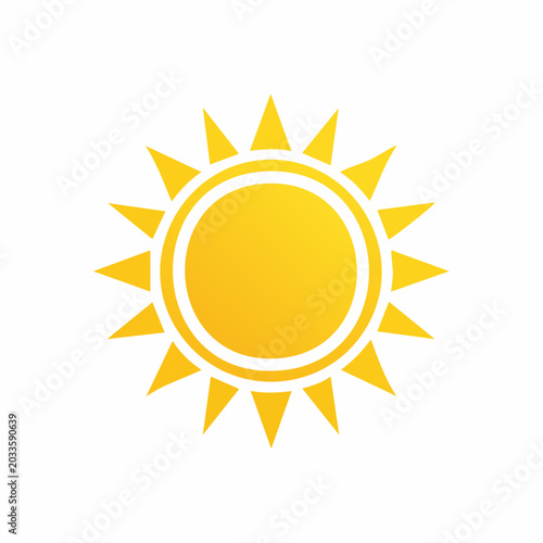 Stylized Sun Icon