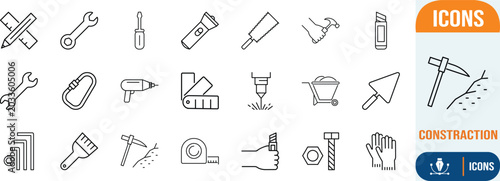 Photos Building construction handyman tools icons