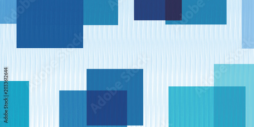 Abstract Geometric Blue Square Pattern Graphic Background