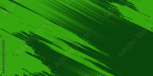 Schilderij op canvas Sports green sporty background template vector with shiny lines and lights