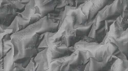 Foto Gray crumpled paper texture with transparent background appears rough