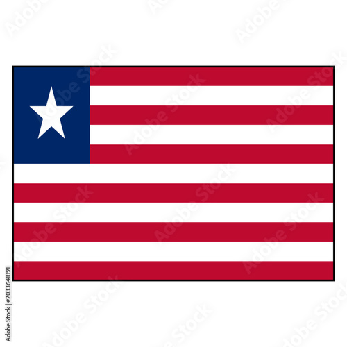 Liberia Flag