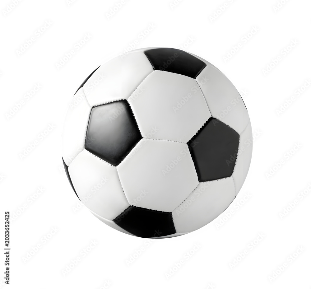 Fototapeta premium Soccer ball isolated on transparent background