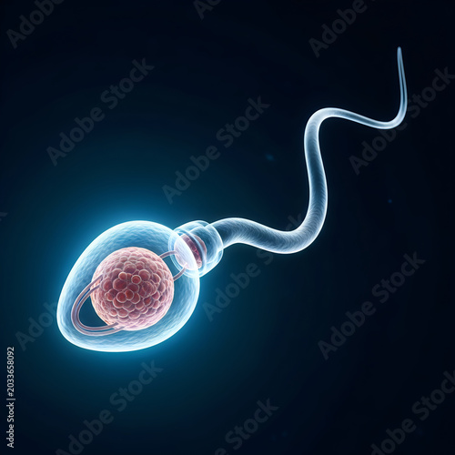 Sperm, fertilizing, egg cell, microscopic, biology, healthcare, medicine