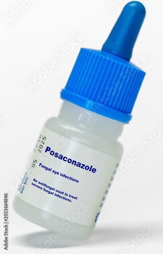 Posaconazole Fungal eye infections medical drops in a