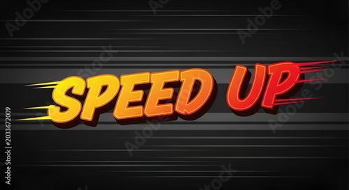 Fast Speed Up Motion Effect Background