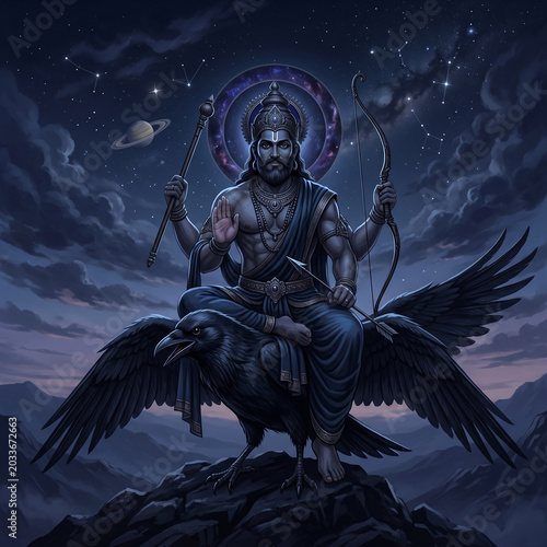 Powerful Lord Shani Dev rid...