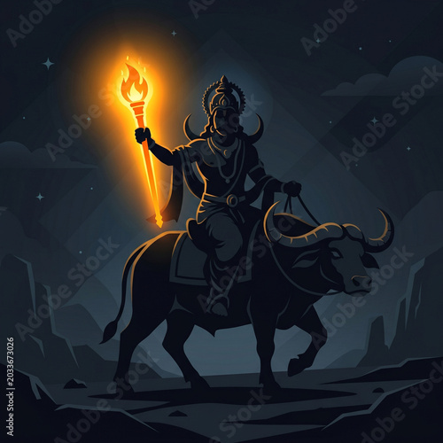 Silhouette illustration of ...