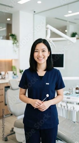 Smiling Female Doctor in Modern Medical Clinic