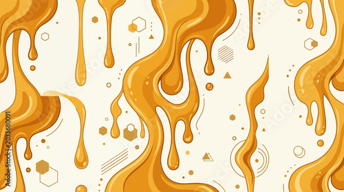 Photos honey background pattern honey liquid