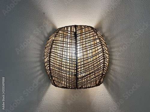 BAMBOO LAMP BASKET DESIGN FOR A TROPICAL FEEL IN YOUR HOME INTERIOR