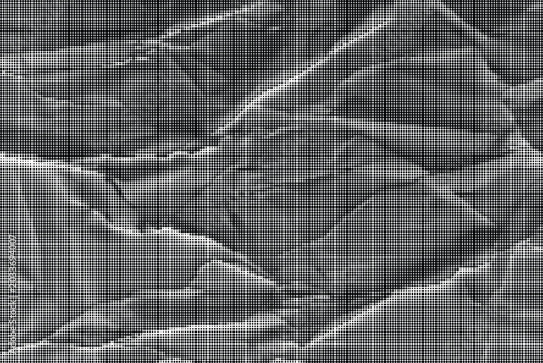 Принти на полотні A detailed close-up view of crumpled fabric texture on a surface