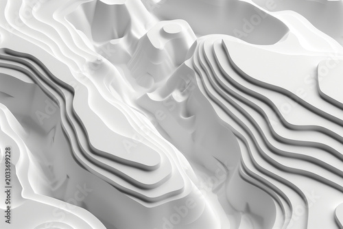 Abstract geometric topography contour lines background
