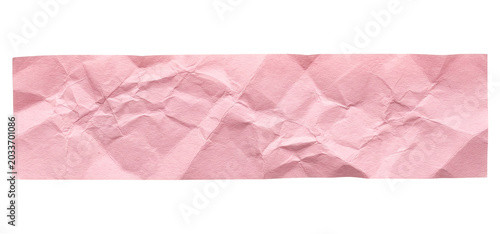 Crumpled pink paper element design