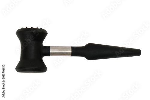Schilderij op canvas Meat tenderizer hammer isolated on transparent background