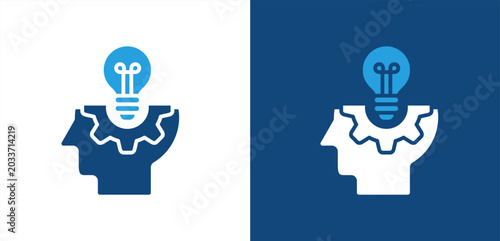 Fotografi Teamwork icon, with light and dark background.