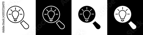 Foto Inspiration black and white icon design concept