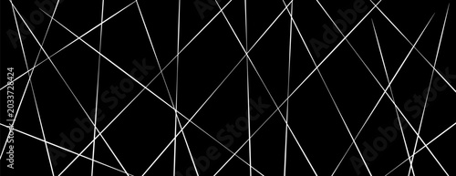 Bild auf Leinwand Straight chaotic random lines background