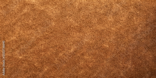 Tableau sur toile Vintage brown leather and fur texture background with rough aged surface pattern
