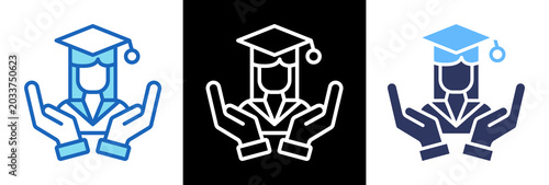Student Support triplestyle icon