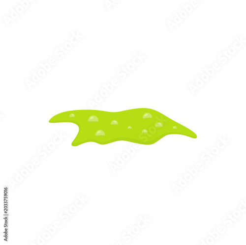 toxic green water pool Illustration