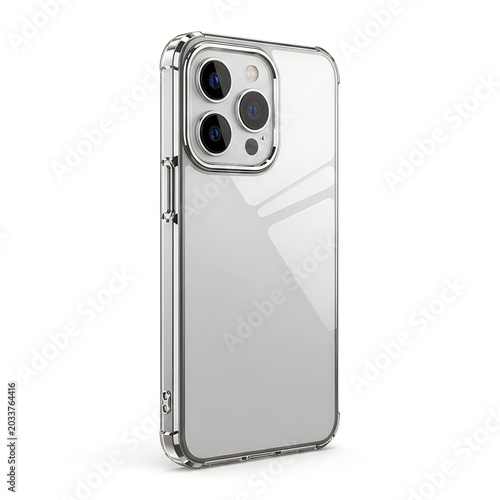 Clear protective case for modern smartphone