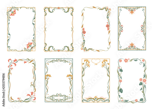 Fotografia Art nouveau frames