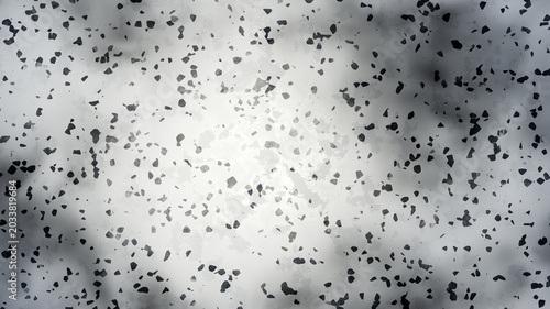 Canvastavla Gray speckled terrazzo background with soft cloudy texture.