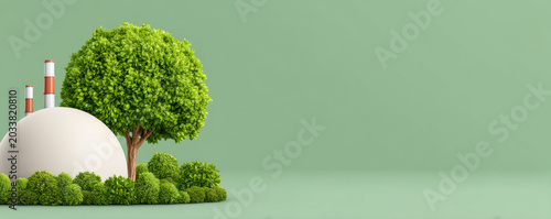 Food waste solutions sustainable eco factory tree green