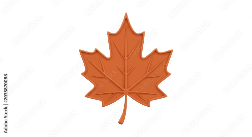 Fototapeta premium Autumn Maple Leaf Close Up.