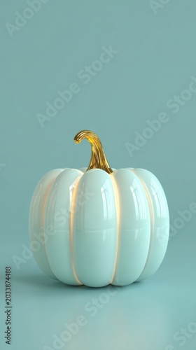 Elegant Minimalist Pumpkin Decoration