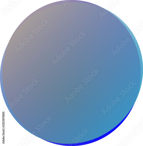 blank blue button. Abstract Blue Gradient Sphere