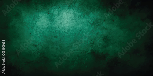 Canvastavla Textured grungy dark green abstract background with background abstract distress