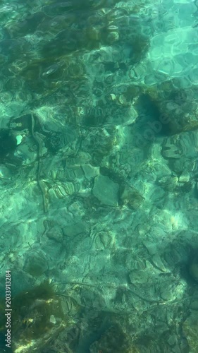 clear sea of ​​a beautiful turquoise color