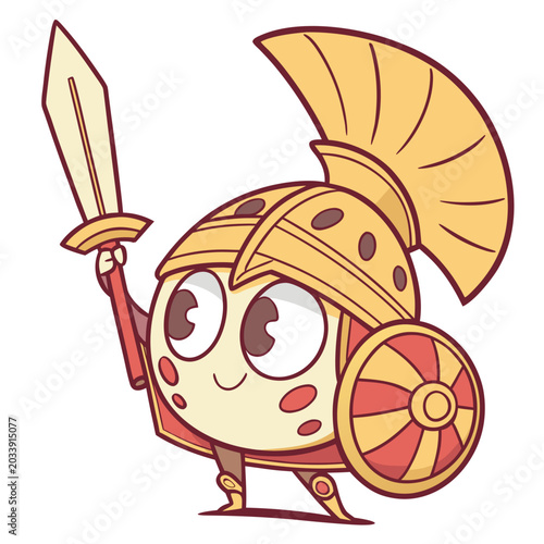 Sun Warrior Emoji Vector
