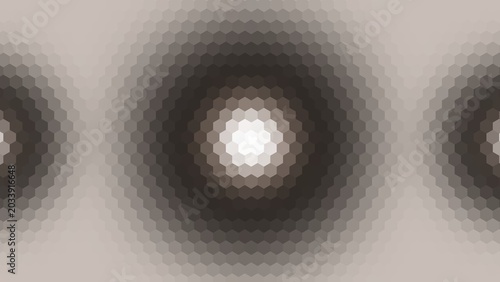 Photos background design with white, grey, and dark brown gradient hexagon pattern surface