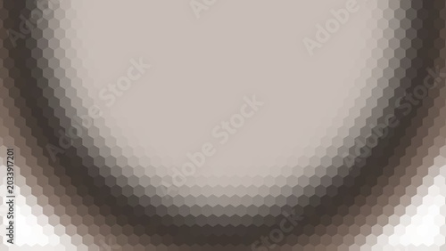 фотографія background design with white, grey, and dark brown gradient hexagon pattern surface