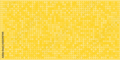 Cuadro en lienzo Yellow orange halftone pattern