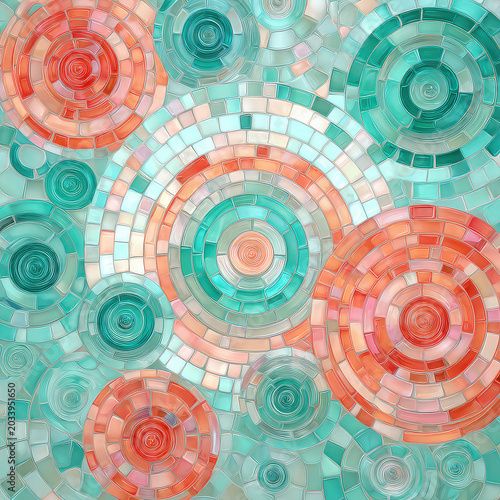 abstract background with circles