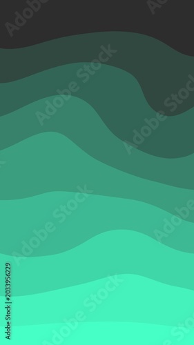 Light Blue Abstract Wave Motion Background | Smooth Flowing Light Animation in 4K UHD