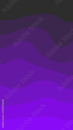 Voilet Abstract Wave Motion Background | Smooth Flowing Light Animation in 4K UHD