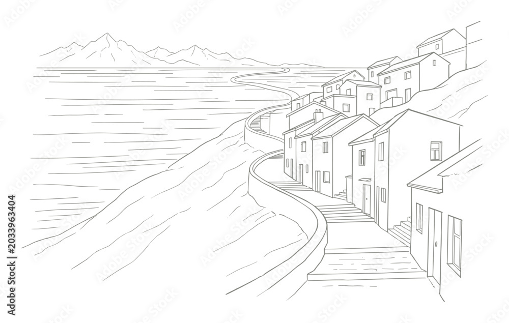 Fototapeta premium Abstract city plan sketch on transparent background, blueprint