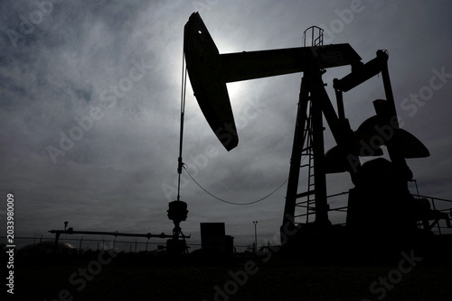 Valokuva Pump Jack Crude Oil Reserve Midland Texas Oil Field