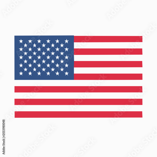 American Flag Illustration