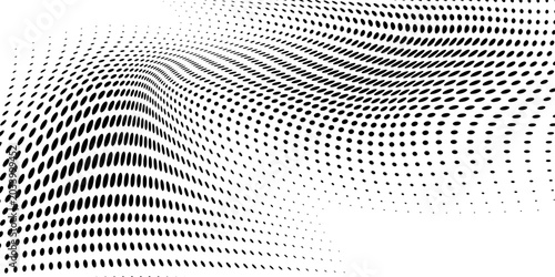 Bild auf Leinwand Halftone faded gradient texture