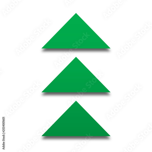 green up arrow icon