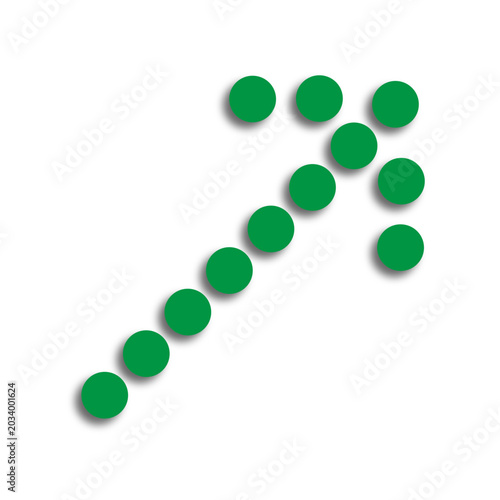 green up arrow icon