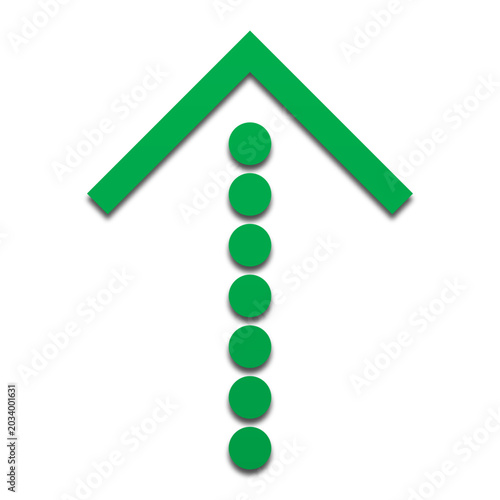 green up arrow icon