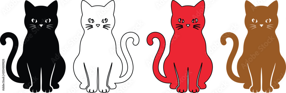 猫のシルエット Images – Browse 44 Stock Photos, Vectors, and Video